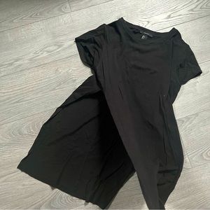 forever 21 high slit tee